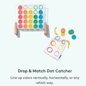 Lovevery Drop and Match Dot Catcher Learning Toy